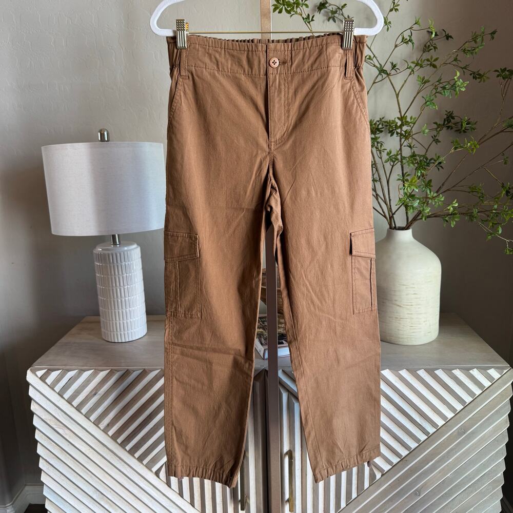 Sanctuary Women’s Rebel Crop Stretch Cotton Cargo Pants Brown Size 28 NWOT - Picture 2 of 10